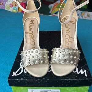 Sam Edelman Yaria LT Gold/ivory  size 8